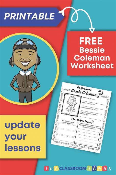 Bessie Coleman Worksheets